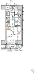 Risingplace綾瀬二番館 1Kの間取図画像