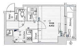 SIN-City錦糸町 1Kの間取図画像