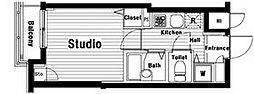 グランド・ガーラ日本橋兜町 1Kの間取図画像