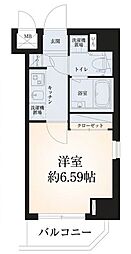 プレスタイル森下2 1Kの間取図画像