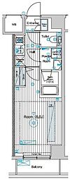 ベルグレードSK 1Kの間取図画像