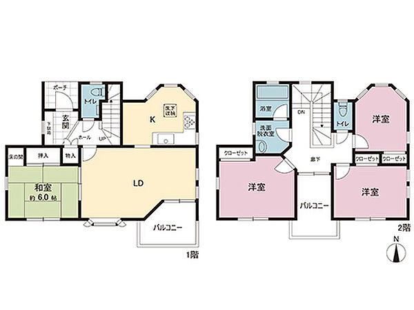 間取りを拡大表示