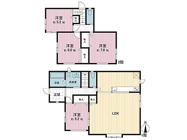 間取りを拡大表示