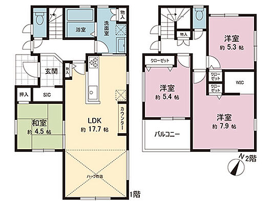 間取り 小田原市飯田岡 戸建　Plan2