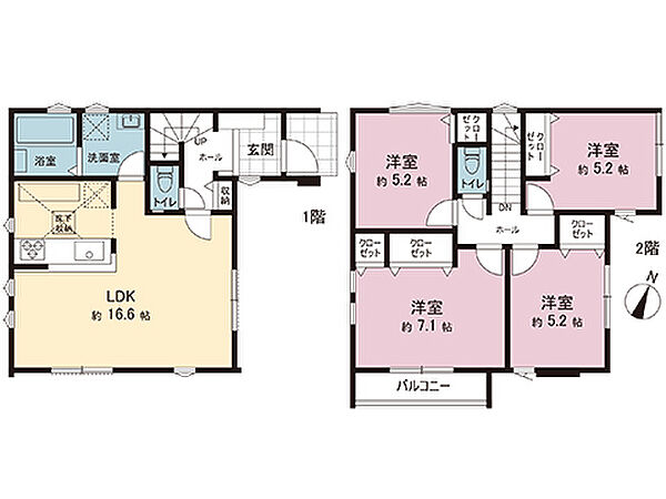 間取りを拡大表示