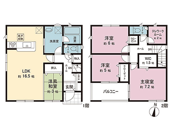 間取りを拡大表示