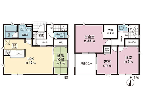 間取りを拡大表示