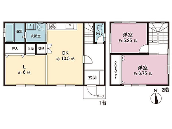 間取りを拡大表示