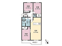 間取図画像 3LDK