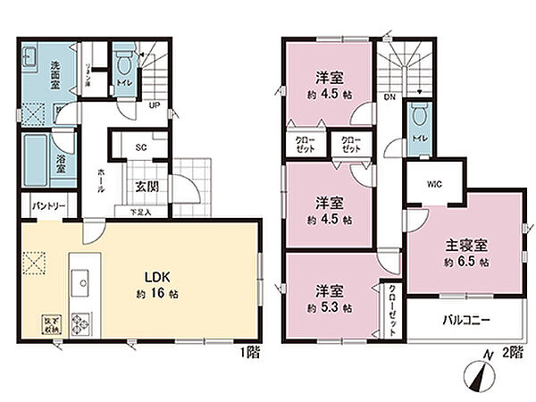 間取りを拡大表示