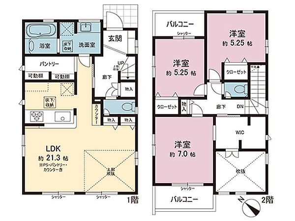 間取りを拡大表示