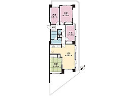 FstageNishitobe 4LDKの間取図画像