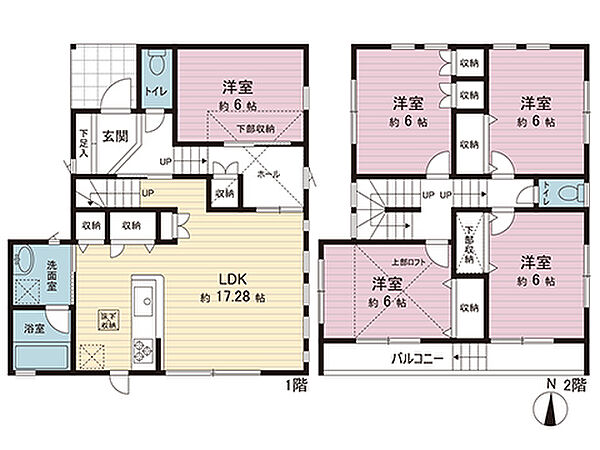 間取りを拡大表示