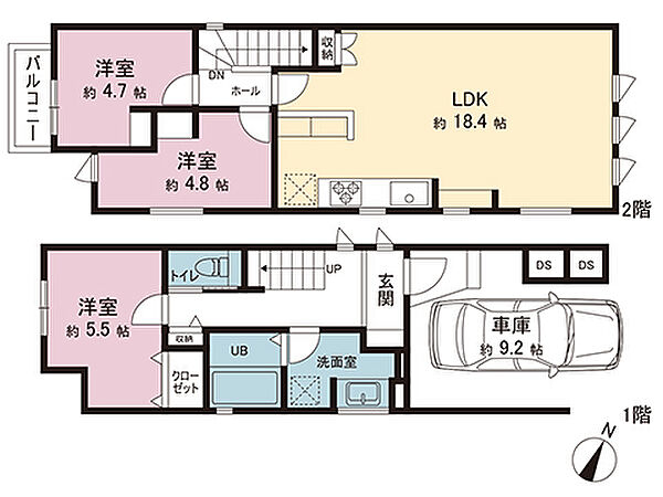 間取りを拡大表示
