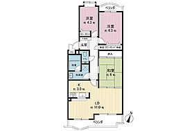 ライブタウン湘南野比5号棟 3LDKの間取図画像