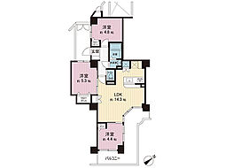 ニックライブステイツ湘南田浦 3LDKの間取図画像