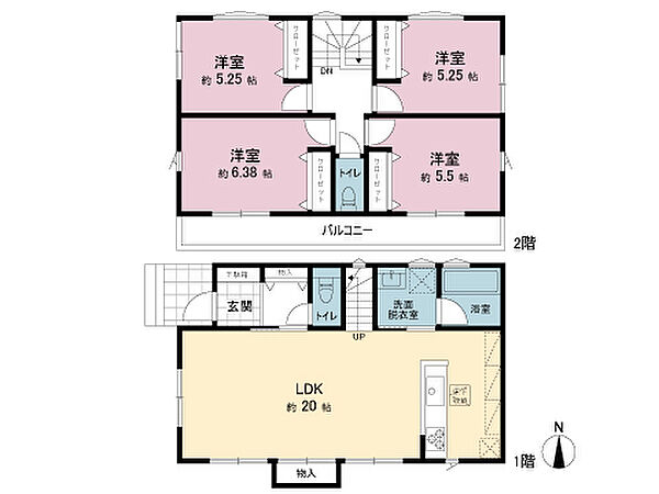 間取りを拡大表示