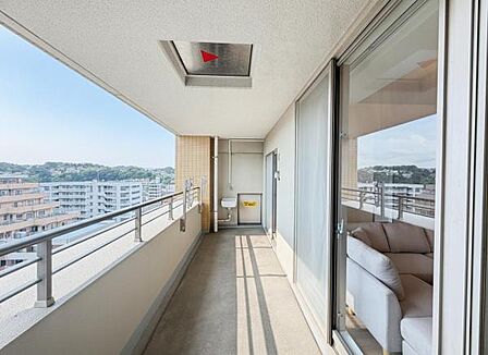 お洗濯ものを気持ち良く太陽の光で干せるのが嬉しいですね。
