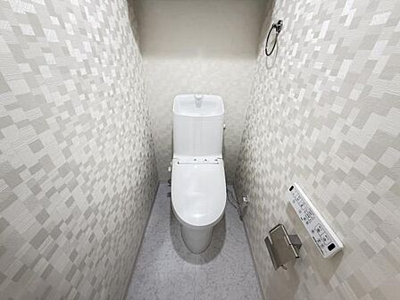 ほっと安らげるトイレ空間です。
