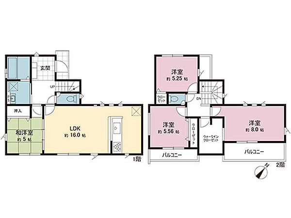 間取りを拡大表示