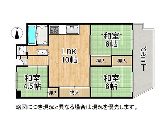 各居室収納付き...