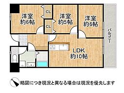 間取図画像 3LDK