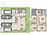 間取り：4LDK/土地面積158.94m2、建物面積116.67m2 の広々設計♪水回りが集約されており家事同線の考えられた間取りです