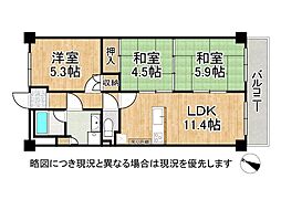 間取図画像 3LDK