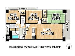 間取図画像 3LDK