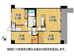 間取図画像 3LDK