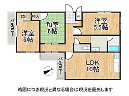 間取図画像 3LDK