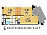 間取り：各居室収納付きの2LDK！
