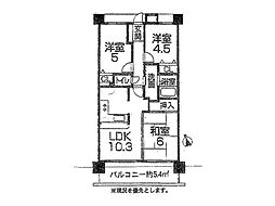 間取図画像 3LDK