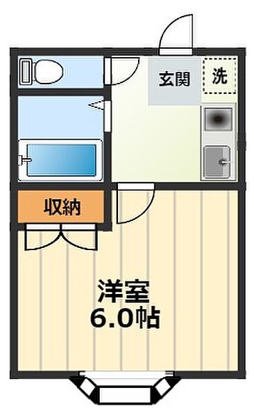 サンセリテパート1 302｜東京都八王子市万町(賃貸マンション1K・3階・17.60㎡)の写真 その2