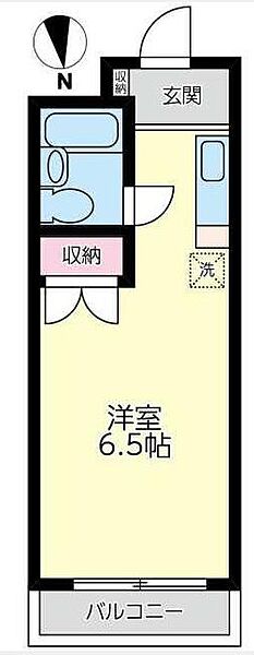 ケイエヌビル 407｜東京都八王子市館町(賃貸マンション1R・4階・19.00㎡)の写真 その2
