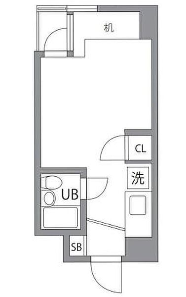 グランバリュー八王子北野 203｜東京都八王子市北野町(賃貸マンション1R・2階・16.04㎡)の写真 その2