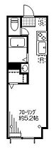 AishinCourt 106 ｜ 東京都八王子市散田町3丁目7-25（賃貸アパート1R・1階・22.10㎡） その2