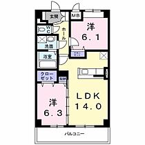 東京都八王子市横川町898-2（賃貸マンション2LDK・2階・61.52㎡） その2