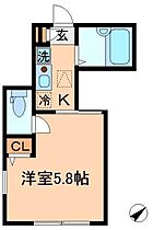 グロスピエール西国分寺 101 ｜ 東京都国分寺市内藤1丁目26-18（賃貸アパート1K・1階・17.45㎡） その2