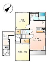 アンベリールS 206 ｜ 東京都八王子市下恩方町926-1（賃貸アパート2LDK・2階・55.34㎡） その2