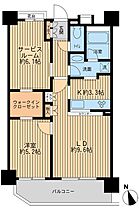 レジデンス八王子明神町 1102 ｜ 東京都八王子市明神町1丁目25-3（賃貸マンション2LDK・11階・55.50㎡） その2