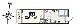 MELDIA西八王子3 104 ｜ 東京都八王子市追分町2-1（賃貸アパート1K・1階・22.12㎡） その2