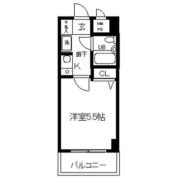 日神パレステージ町田第2 506｜東京都町田市原町田2丁目(賃貸マンション1K・5階・16.74㎡)の写真 その2