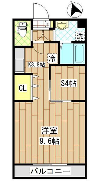 ベクヴェーム 206｜神奈川県川崎市麻生区片平2丁目(賃貸マンション1SK・2階・39.57㎡)の写真 その2