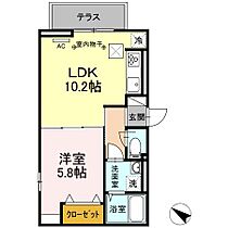 D-room樹旭町 105 ｜ 神奈川県相模原市南区旭町18-1（賃貸アパート1LDK・1階・37.78㎡） その2