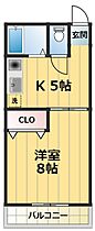 ブルク大澤 205 ｜ 東京都町田市南大谷721-1（賃貸アパート1DK・2階・24.83㎡） その2