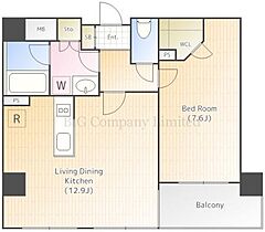 シャンティ住吉  ｜ 東京都江東区住吉1丁目（賃貸マンション1LDK・2階・47.43㎡） その2