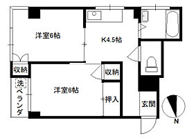 今井ビル  ｜ 神奈川県横浜市中区本郷町2丁目（賃貸マンション2K・2階・40.00㎡） その2