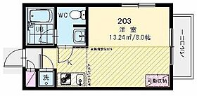 アルト白楽  ｜ 神奈川県横浜市神奈川区白幡仲町（賃貸アパート1K・1階・23.18㎡） その2