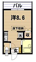 サングレージュII  ｜ 神奈川県横浜市南区中里4丁目（賃貸アパート1R・1階・19.83㎡） その2